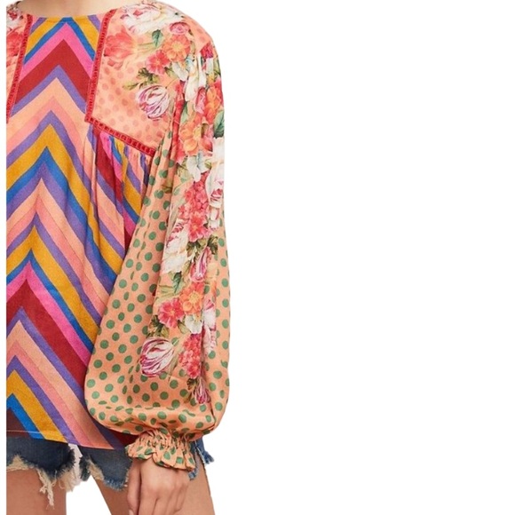 Anthropologie Bl^nk London Miranda Peasant Blouse - Picture 4 of 12